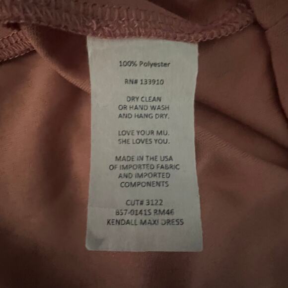 Show Me Your Mumu Rustic Mauve Crisp Kendall Maxi Dress Women's Size Small NWT - Picture 8 of 10